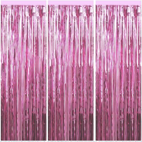 3 pièces d'accessoires de décoration de rideau de gland en fil métallique de 1 m x 2 m, (1/2)