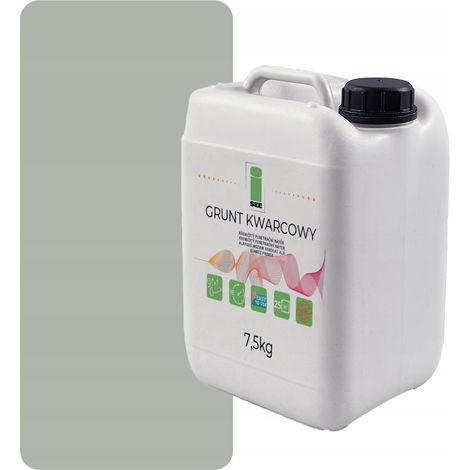 Primer al quarzo per intonaco decorativo, grigio chiaro D901, 7,5 kg (1/5)