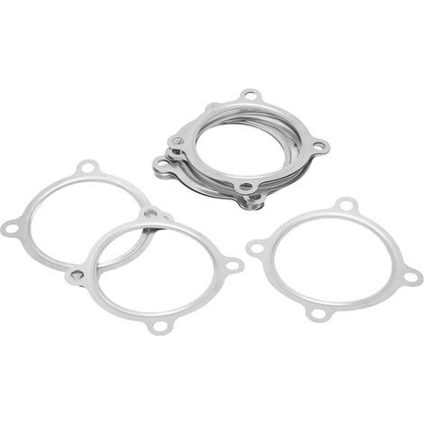 Turbolader-Downpipe-Dichtung – 3 Zoll, 4 Schrauben – 10 Stück aus korrosionsbeständigem Edelstahl – Kompatibel mit GT30, GT35, T3, T4 und T6