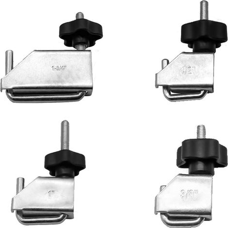 Kit d'outils de pince de tuyau de ligne fluide Pinces de pince de tuyau Set 1-3/4 "1" 1/2 "3/8" pour tuyau de chauffage de radiateur de carburant