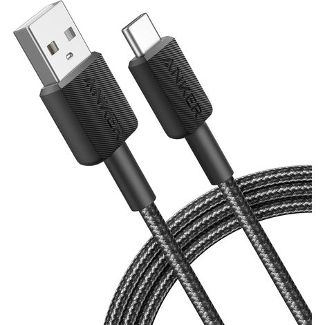 Câble Anker 322 USB-A vers USB-C 0,9 m noir