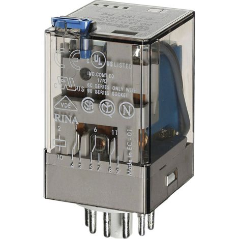 Finder 60.13.9.110.0060 Steckrelais 110 V/DC 10 A 3 Wechsler 1 St.