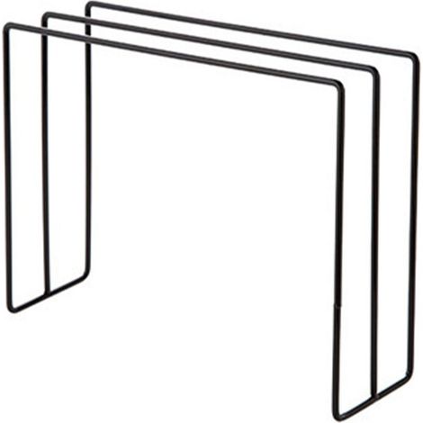 Comptoir de cuisine torchon étendoir fer torchon porte-serviettes autoportant plat chiffon rangement cintre noir (1/5)
