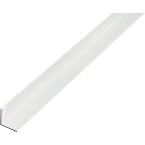 ALBERTS Winkelprofil, gleichsch., Alu silber elox., LxBxHxS 2000 x 20 x 20 x 1,5 mm