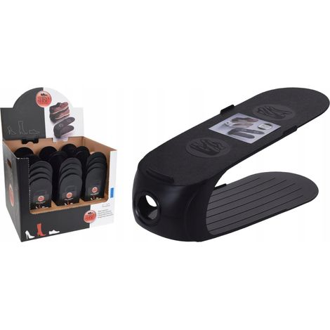 Supporto organizer per scarpe, nero, pratico (1/2)