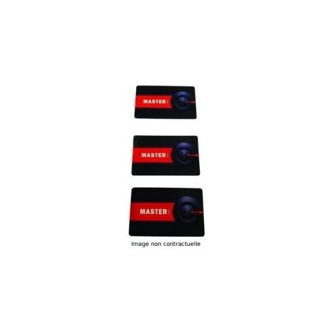 Kit de programmation Iseo 3 badges maîtres format carte