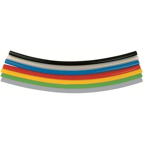 Tubo poliuretano PUR Tubo 10x8mm / negro (por 25)