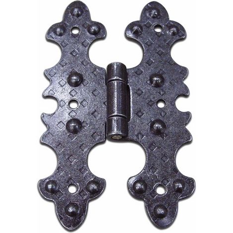 Cerniera In Ferro Battuto Ala Piana Verticale Art. 332B  55x92 mm (1/2)