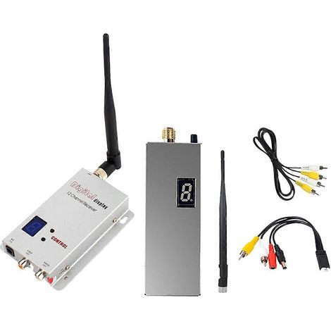 VRX Kit 8CH 1500mW FPV Videosender-Empfänger mit Antenne -92dBm--