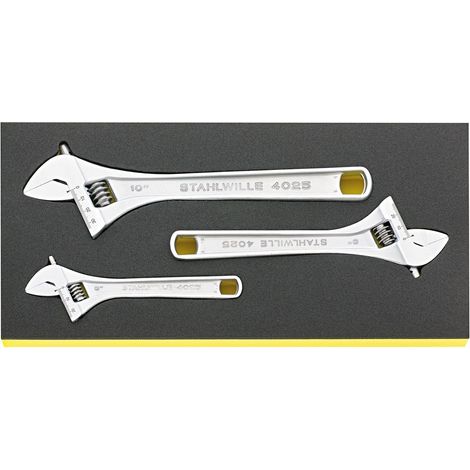 Stahlwille Einmaulschlüssel-Satz verstellbar TCS 4025/3 6 -10mm 3 tlg.