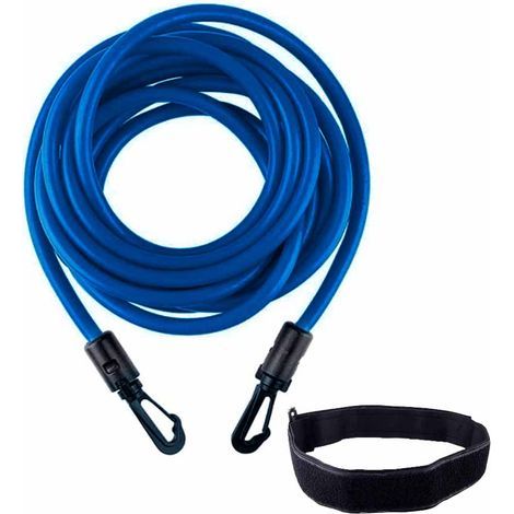 Cintura statica per nuoto – Fasce elastiche per allenamento in acqua – Per piscine interne ed esterne – 1 pezzo (1/5)