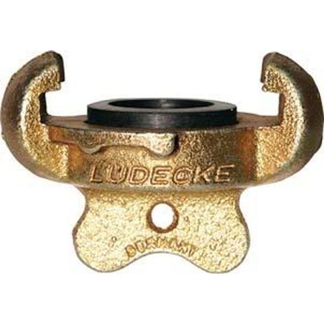 Lüdecke Klauen-VerschlusskupplungDIN 3489, Temperguss, ohne Kette (1/2)