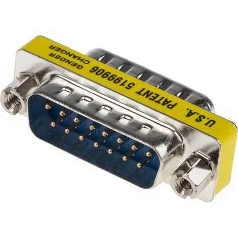 Adaptateur Sub-D 15 Mâle vers Sub-D 15 Mâle RS PRO ( Prix pour 1 )