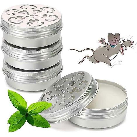 Huile essentielle de menthe poivrée pour repousser les souris et les rats, répulsif naturel contre les rongeurs, sans danger pour les animaux domestiques et les humains, usage intérieur et extérieur. (1/4)