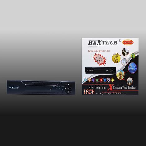 Trade Shop - Video Registrator Digitale Dvr 16 Canali Alta Definición 720p Maxtech Adg-ch16 - (1/2)