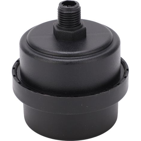 Silencieux sans huile en plastique G1/4, filtre à air, silencieux, accessoires pour pompe de compresseur d'air (1/5)