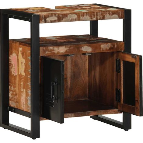 Armoire lavabo de salle de bain 55x35x60 cm