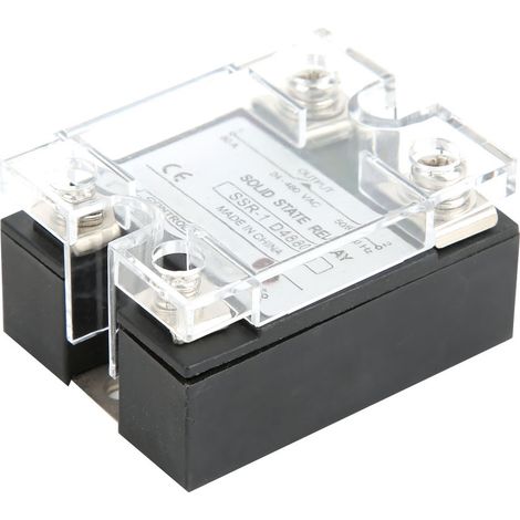 SSR-80-DA Halbleiterrelais, SSR-Halbleitermodul, DC-gesteuert, AC 3-32 V DC, 24-480 V AC (1/5)