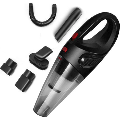 Aspirapolvere portatile, aspirapolvere portatile senza fili ad alta potenza, mini aspirapolvere portatile, ricaricabile con tecnologia di ricarica rapida, per la pulizia di casa e auto.