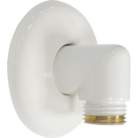 Angolo con rosone per saliscendi bianco (1/3)