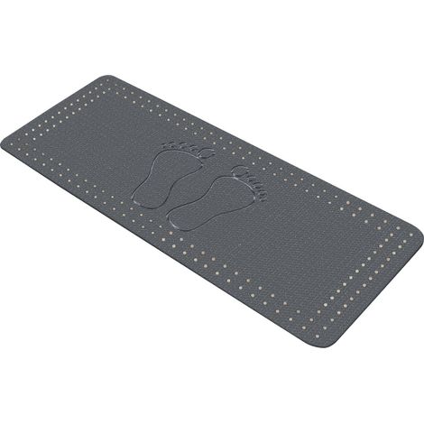 Kleine Wolke Wanneneinlage Foot Schiefer, 36 x 72 cm Badewanneneinlage/-matte