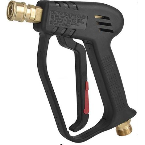 Pistolet nettoyeur haute pression avec 5 buses de connexion rapide colorées 4000 PSI Max - Outil de nettoyage de voiture (1/5)