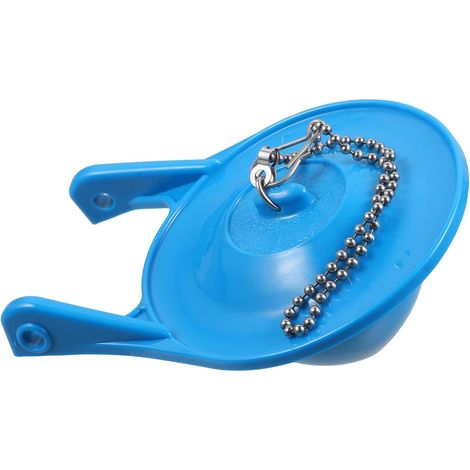 Clapet de Toilette en Caoutchouc 3 Pouces Bleu (1/5)