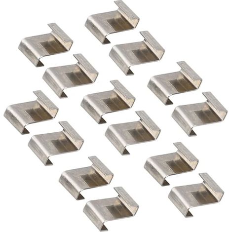 120 clips de fixation pour verre de serre, clips de fixation en acier inoxydable en forme de Z