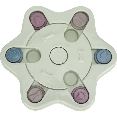 Jouet interactif à alimentation lente pour chats et animaux de compagnie en forme de puzzle hexagonal (1/5)
