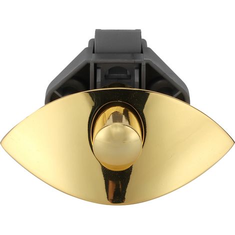 Serrure à bouton pour tiroir et porte d'armoire, verrouillage par pression, pour bateau, camping-car et mobilier, 12-25mm, finition or (1/5)