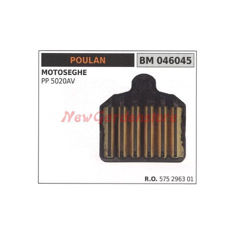 POULAN filtro de aire para motosierra PP 5020AV PP5020AV 046045