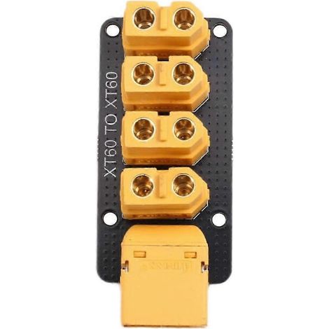 Tableau de distribution électrique 200 A, 4 canaux, connecteurs XT60 mâle/femelle, plaque de soudage pour circuit imprimé 45 x 23 mm (1/5)