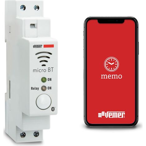 Vemer micro bt interruttore elettronico orologio digitale+astronomico ve797200 (1/3)