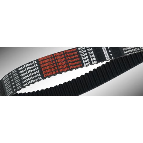 optibelt 352 8M 470 HIPO OMEGA High Power (Wickel) Zahnriemen, Gummi 1081941 352 (1/2)