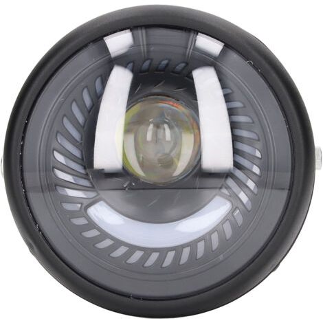 Faro LED rotondo retrò da 6,5 pollici per moto e scooter, impermeabile IPX66 (1/5)