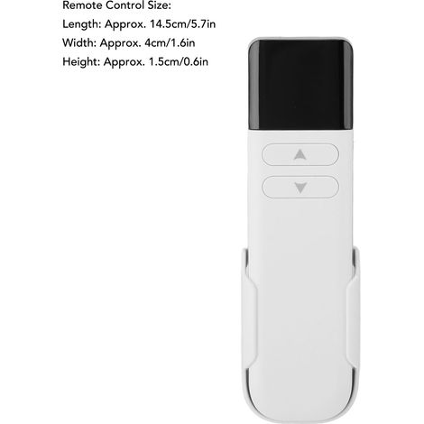 Ortviai Télécommande sans fil pour vérin linéaire 29 V, commande à distance pour stores électriques, portes et meubles motorisés (1/4)