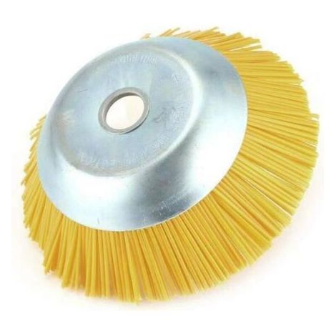 Spazzola per diserbo in nylon da 25,4 mm – Testina di taglio per un diserbo efficiente – Struttura a dischi in acciaio al carbonio