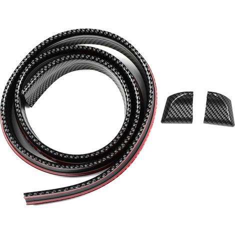 Universeller Heckspoiler für Automobile, oberer Spoiler, aerodynamischer Heckflügel aus Kohlefaser und Gummi (1/5)