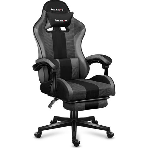 Silla gaming Huzaro Force 4.7 de malla gris (1/5)
