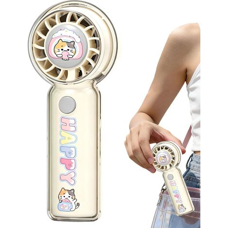 Générique Ventilateur à main Outil d'mignon rechargeable USB 3 (1/5)