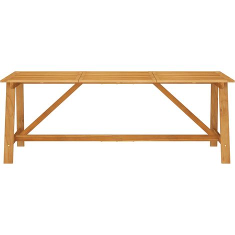 Maison Exclusive - Garten-Esstisch 206x100x74 cm Akazie Massivhol