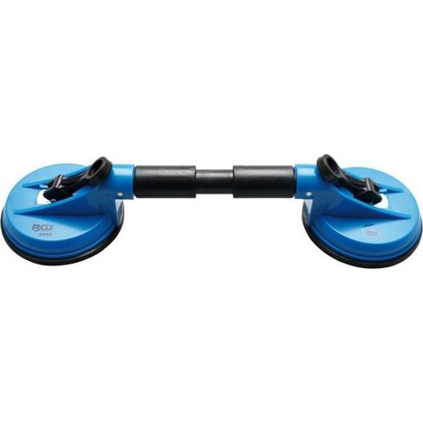 Double Ventouse Articulée - 390 mm - Diamètre 120 mm - Charge Max 60 kg - Pour Pose Pare-Brise et Manutention Vitre - 1 Pièce (1/2)