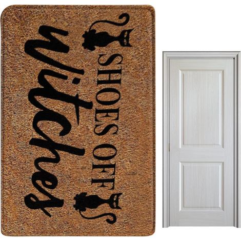 Tapis Extérieur Halloween Décoration Saisonnière Halloween Amusante 60 x 40 Paillasson Extérieur Porche Fêtes pour fête d'Halloween, crémaillère, maison, bureau, entrée, porch (1/5)