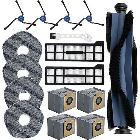 Filtre pour aspirateur brosse pour aspirateur Filtre de brosse pour aspirateur filtre de X10 Pro Omni Robot Aspirateur Main Side Brosse HEPA Filtre Serpillière Cloth Dust Bags pièce détachée (1/5)