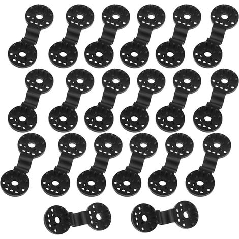 Lot de 20 clips de fixation pour toiles d'ombrage, clips de verrouillage, clips de protection solaire pour filets de protection solaire, filets de jardin, filets anti-oiseaux, tissus de protection sol (1/5)