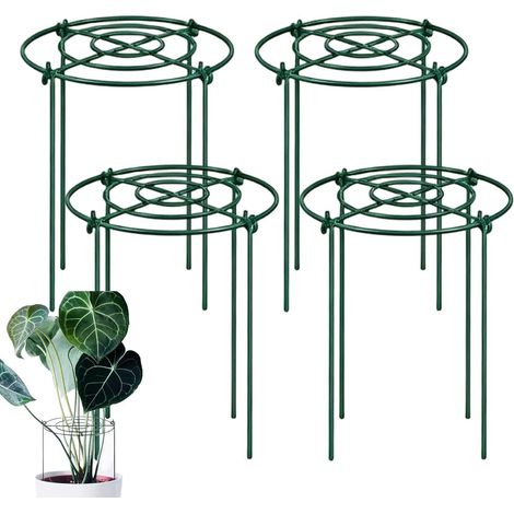 Ständer für Pfingstrosen Metallkäfig für Blumen 4 teiliges