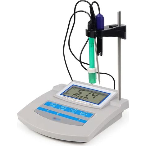 PH-mètre Numérique De Bureau, Détecteur De Qualité De l'eau par Micro-Ordinateur De Haute Précision, avec Fonction De Compensation De Température, pour Aquarium, Laboratoire, Pêcherie, Ferme (1/5)