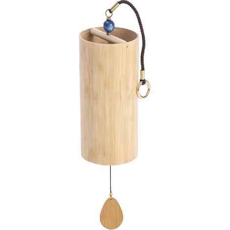 Bambus Windspiel Zen Japanisch für Garten & Zuhause, Beruhigende Klänge