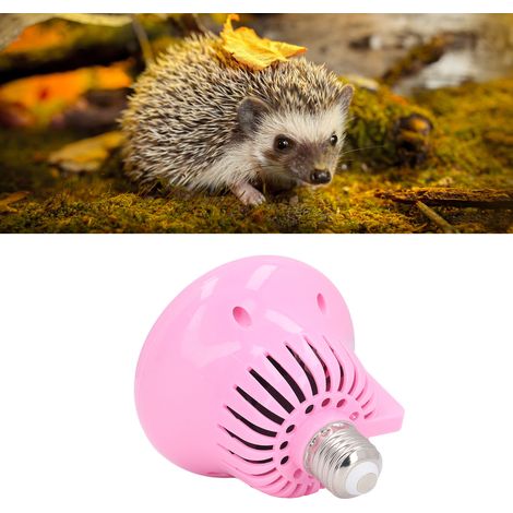 Lampe chauffante pour poulailler E27, température réglable, protection contre les surcharges, lampe chauffante pour animaux de compagnie, canards, volailles, Reptiles barbus, rose (1/5)