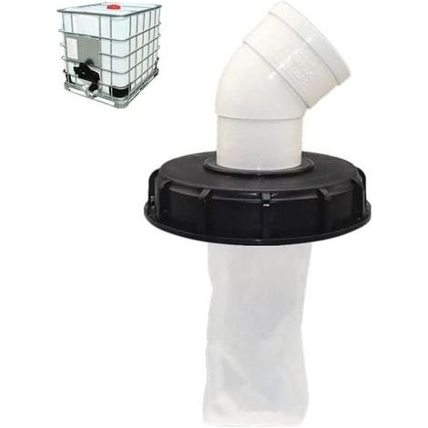 TAISHENGDA – Deckel für 1000-Liter-IBC-Container – Waschbarer 165-mm-Nylonfilter – Regenwasserablaufkompatibel – Einfache Installation (1/5)